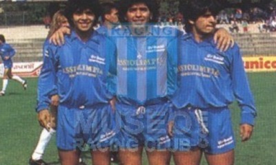 Hugo Diego, Lalo Maradona a Terni (foto dal Museo del Racing)