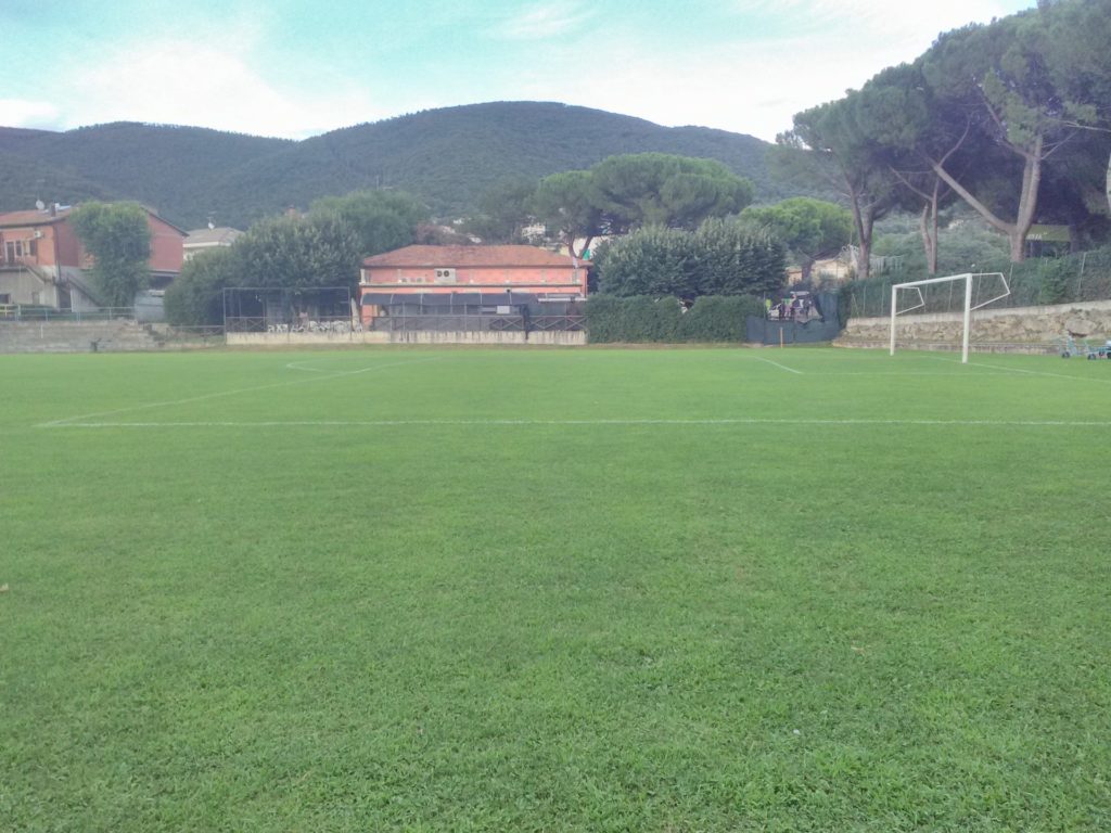 Un campo di calcio