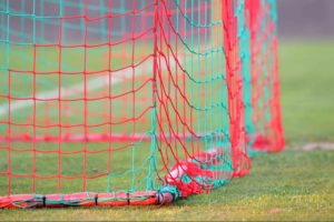 La rete della porta dello stadio Liberati