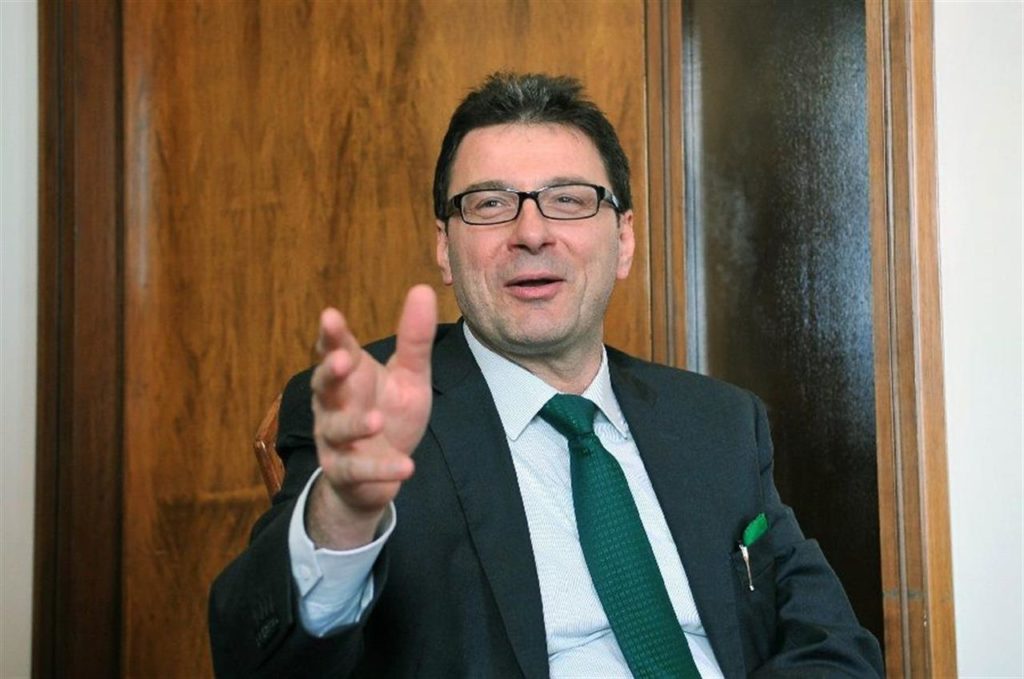 Giancarlo Giorgetti, sottosegretario alla presidenza del Consiglio