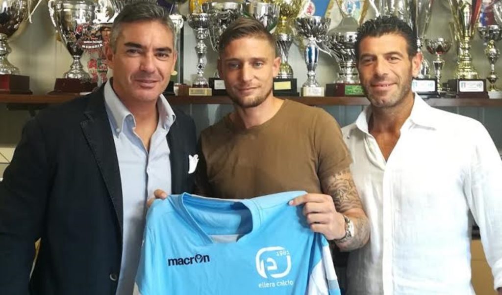 Jens Janse fra il vicepresidente ed il direttore sportivo dell'Ellera