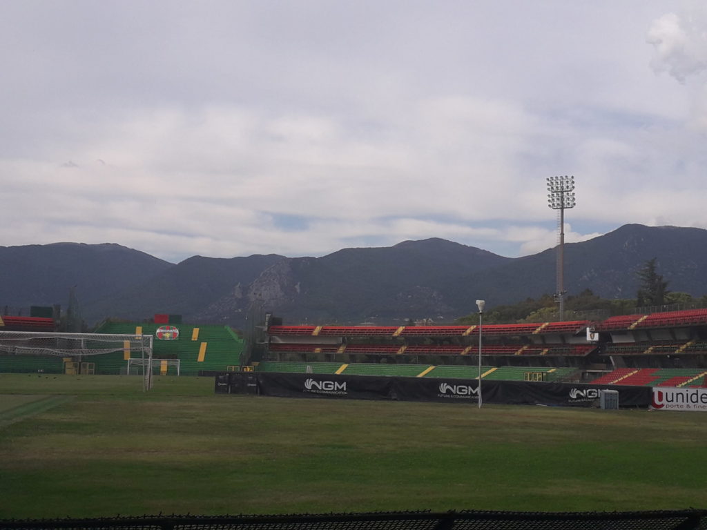 Stadio Libero Liberati veduta della Curva Nord