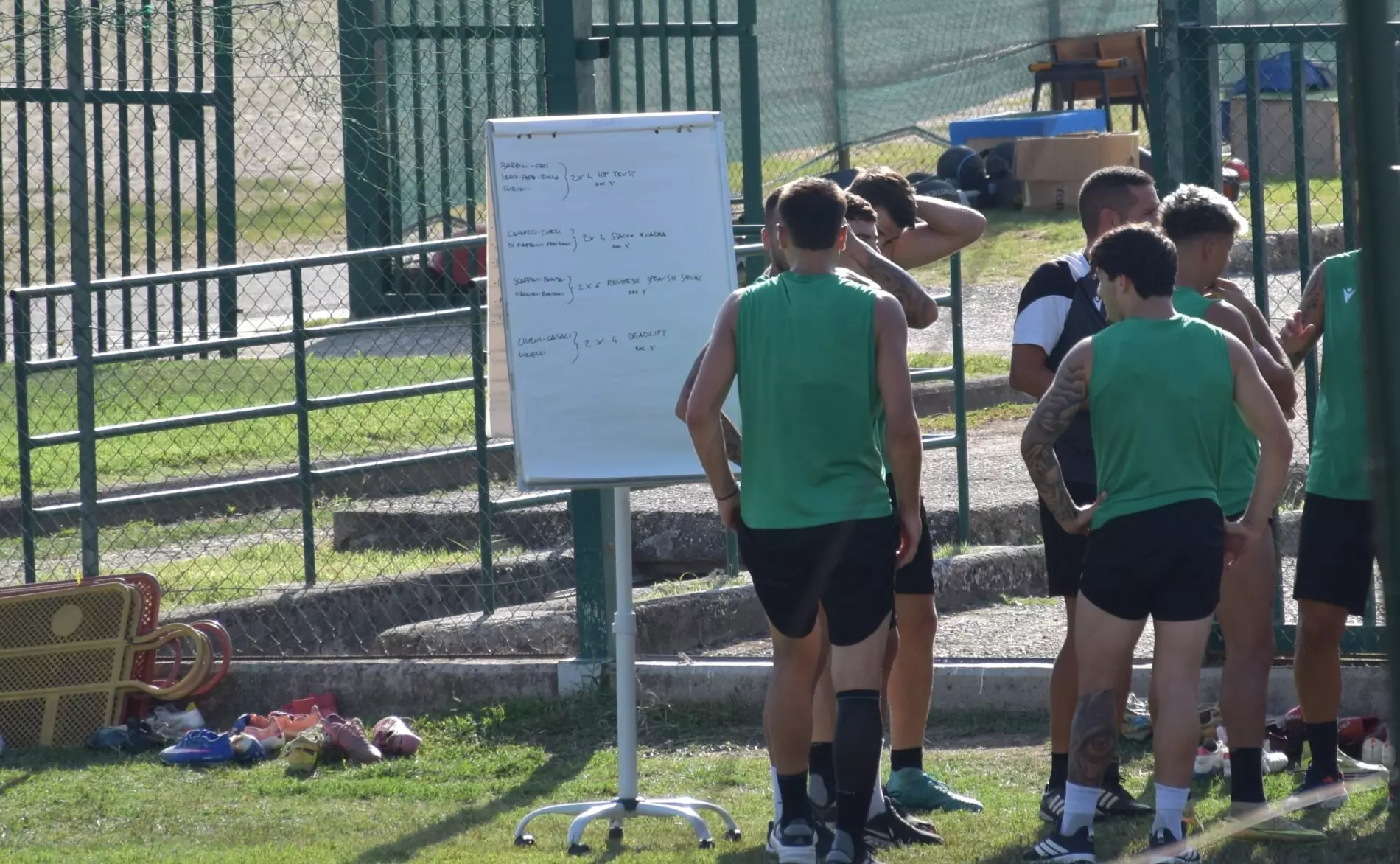 Spigolature – Ternana, in allenamento con la lavagnetta
