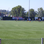 Una fase dell'allenamento