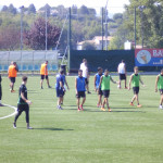 Una fase dell'allenamento