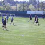 Una fase dell'allenamento