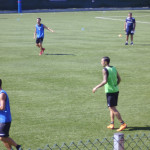 Una fase dell'allenamento